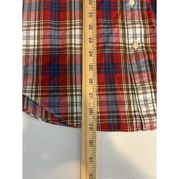 NWT J Crew Plaid Slim Secret Wash Cotton Poplin Shirt Size Small Preppy Academia - Picture 10 of 12